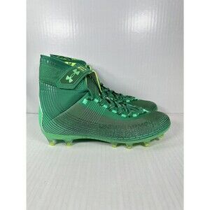 Under Armour Highlight MC Football Cleats Men's Size 10.5 Green High Top 3023716